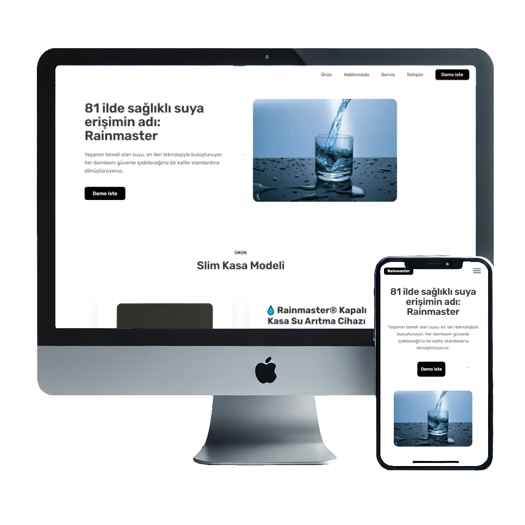 Rainmaster water purification website