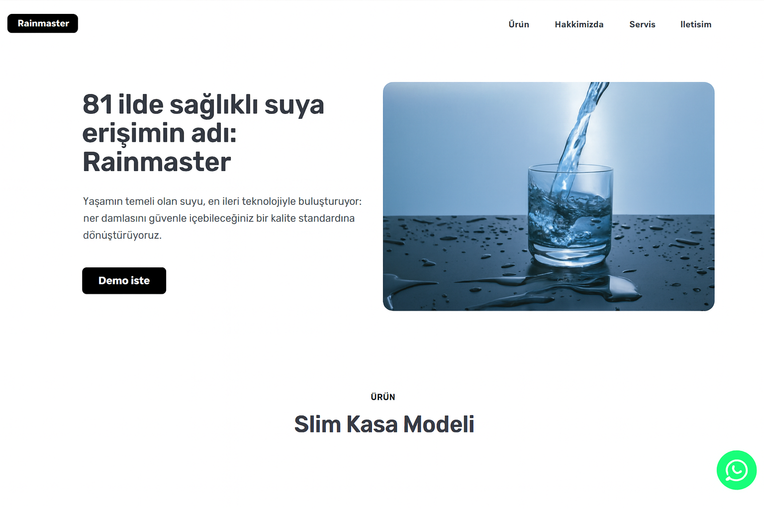 Rainmaster water purification website